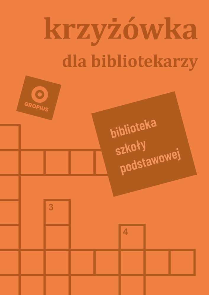 Karta tytułowa krzyżówki dla bibliotek szkół podstawowych